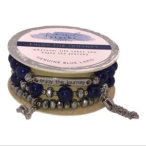 “Enjoy The Journey” - Genuine Blue Lapis